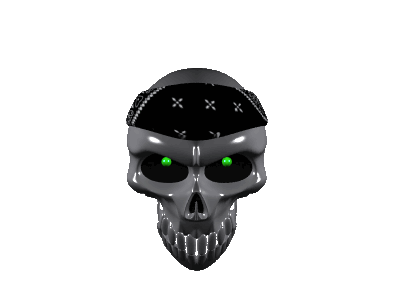 Spinning Skull